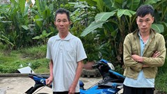 Tuần tra đêm, công an bắt hai người trộm chó 