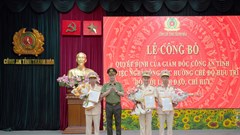 18 cán bộ Công an Thanh Hóa tự nguyện nghỉ công tác trước tuổi