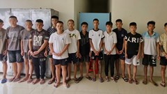 14 đối tượng vác hung khí chém người, bị tạm giữ khẩn cấp