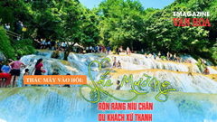 (Emagazine) Thác Mây vào hội: Sắc Mường rộn ràng níu chân du khách xứ Thanh