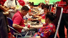 Ngàn trái tim hồng lan tỏa nghĩa cử đẹp tại sự kiện hiến máu ở Thái Nguyên