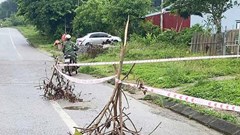 Xuất hiện điểm lún bất thường trên Quốc lộ 3B từng có hố tử thần