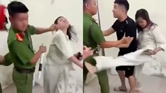 Khởi tố người phụ nữ trong clip hành hung công an gây bão mạng ở Thái Nguyên