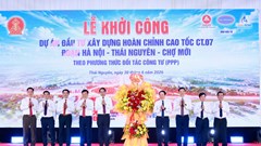 Thái Nguyên khởi công cao tốc hơn 21 nghìn tỉ đồng mở rộng trục phát triển vùng