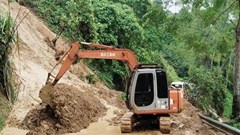 Thái Nguyên kịp thời xử lý sạt lở trên Quốc lộ 3B
