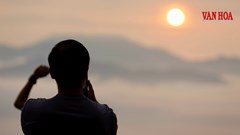 Ngắm bình minh trên biển mây ở đỉnh Đồn Đèn ở Thái Nguyên