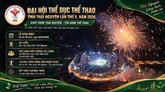 Thái Nguyên sẵn sàng trước giờ G Đại hội Thể dục thể thao lần thứ X