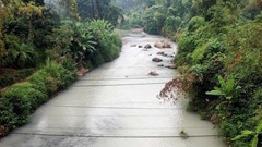 Xác minh hiện tượng nước sông Cầu trắng đục chưa rõ nguyên nhân
