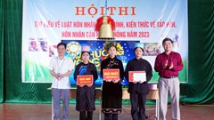 Đẩy mạnh tuyên truyền giảm thiểu tảo hôn và hôn nhân cận huyết thống