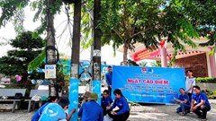 Lan tỏa phong trào vẽ hoa trên cột điện ở Kiên Giang 