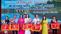 Trao giải Hội thi tuyên tuyền lưu động Yên Bái năm 2024