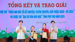 Trao giải Cuộc thi Đại sứ văn hóa đọc Phú Thọ năm 2024
