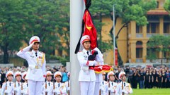 Lễ thượng cờ rủ Quốc tang Tổng Bí thư Nguyễn Phú Trọng