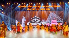 Rực rỡ sắc màu trong đêm khai mạc Hội diễn “Tiếng hát hẹn hò 9 dòng sông”