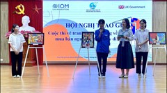 Trao giải cuộc thi vẽ tranh truyền thông về phòng, chống mua bán người 