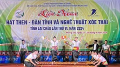 Bế mạc Liên hoan hát Then, đàn Tính và nghệ thuật Xòe Thái Lai Châu năm 2024