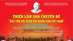 Triển lãm ảnh chuyên đề “Bác Tôn với Quân đội nhân dân Việt Nam” 