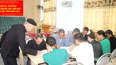 Bảo tồn chữ viết của người Thái ở Than Uyên