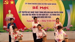 Lưu giữ nghệ thuật trình diễn dân gian dân tộc Mảng ở Nậm Nhùn 