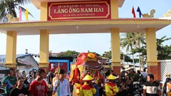 Mùa lễ hội Nghinh Ông xã Lại Sơn huyện đảo Kiên Hải  