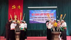 Bảo tồn nghệ thuật diễn xướng “Chàm thau” dân tộc Mường gắn với du lịch 