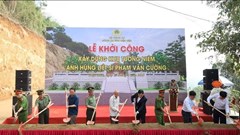 Khởi công xây dựng Khu tưởng niệm Anh hùng liệt sĩ Phạm Văn Cường