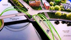 Khởi công cầu từ Kiên Giang kết nối với An Giang 