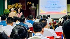 Tập huấn công tác phong trào “Toàn dân đoàn kết xây dựng đời sống văn hoá”