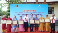 Điện Biên tiếp nhận chuông, trống do Hội Di sản Văn hoá Việt Nam trao tặng