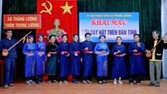 Người Tày ở Tràng Lương gìn giữ nghệ thuật hát Then, đàn Tính 