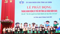 Lai Châu phát động Tháng hành động vì trẻ em năm 2025