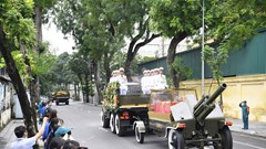 Đưa linh cữu nguyên Chủ tịch nước Trần Đức Lương trở về quê nhà