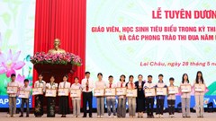 Lai Châu tuyên dương giáo viên, học sinh tiêu biểu trong các phong trào thi đua 