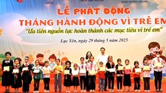 Yên Bái phát động Tháng hành động vì trẻ em 2025