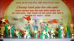 Điện Biên: Sôi nổi giao lưu văn nghệ hướng tới Đại hội Đảng các cấp