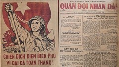 Triển lãm ảnh báo Quân đội Nhân dân xuất bản tại Chiến trường Điện Biên Phủ