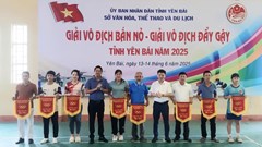 Giải vô địch bắn nỏ - đẩy gậy tỉnh Yên Bái năm 2025