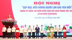 Lai Châu gặp mặt, biểu dương người làm báo tiêu biểu