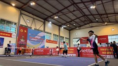 Gần 200  VĐV tham gia Giải pickleball gia đình Điện Biên năm 2025