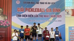 Bế mạc Giải pickleball gia đình Điện Biên năm 2025