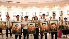 Triển lãm Chân dung Anh hùng Lực lượng vũ trang nhân dân trong chiến dịch Điện Biên Phủ