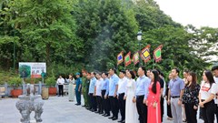 Ban Nội chính Trung ương dâng hương tưởng niệm Đại tướng Võ Nguyên Giáp tại Sơn La