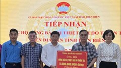 Điện Biên tiếp nhận 5,1 tỷ đồng hỗ trợ người dân bị thiệt hại do mưa lũ