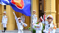 Lễ thượng cờ kỷ niệm 58 năm Ngày thành lập ASEAN