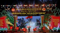 Đặc sắc chương trình nghệ thuật “Phất cao cờ hồng Tháng Tám”