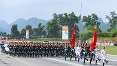 Tổng hợp luyện các lực lượng vũ trang diễu binh, diễu hành A80 lần thứ 3