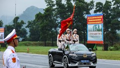 Tổng hợp luyện lực lượng diễu binh, diễu hành thực hiện nhiệm vụ A80