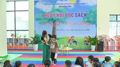 Lan tỏa văn hóa đọc và kỹ năng sống đến các em thiếu nhi 