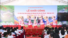 Sơn La: Khởi công trường nội trú liên cấp ở xã biên giới Phiêng Khoài