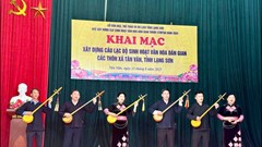 Xây dựng CLB sinh hoạt văn hóa dân gian gắn với phát triển du lịch